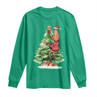 Marcus The Worm Christmas Long Sleeve Shirt Funny Brain Rot Meme - Wonder Print Shop