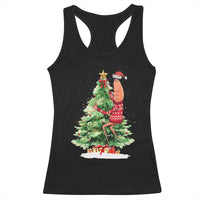 Marcus The Worm Christmas Racerback Tank Top Funny Brain Rot Meme - Wonder Print Shop