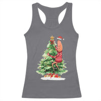 Marcus The Worm Christmas Racerback Tank Top Funny Brain Rot Meme - Wonder Print Shop