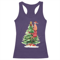 Marcus The Worm Christmas Racerback Tank Top Funny Brain Rot Meme - Wonder Print Shop