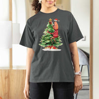 Marcus The Worm Christmas T Shirt For Women Funny Brain Rot Meme - Wonder Print Shop