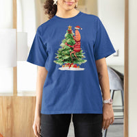 Marcus The Worm Christmas T Shirt For Women Funny Brain Rot Meme - Wonder Print Shop