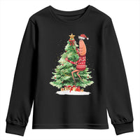 Marcus The Worm Christmas Youth Sweatshirt Funny Brain Rot Meme - Wonder Print Shop