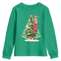 Marcus The Worm Christmas Youth Sweatshirt Funny Brain Rot Meme - Wonder Print Shop