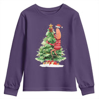 Marcus The Worm Christmas Youth Sweatshirt Funny Brain Rot Meme - Wonder Print Shop