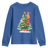 Marcus The Worm Christmas Youth Sweatshirt Funny Brain Rot Meme - Wonder Print Shop