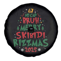 Funny Six Seven 67 Meme Christmas Tree Spare Tire Cover Funny 6 7 Bruh Gen Alpha Slang Viral Meme - Wonder Print Shop