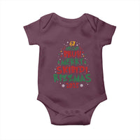 Funny Six Seven 67 Meme Christmas Tree Baby Onesie Funny 6 7 Bruh Gen Alpha Slang Viral Meme - Wonder Print Shop