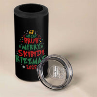 Funny Six Seven 67 Meme Christmas Tree 4 in 1 Can Cooler Tumbler Funny 6 7 Bruh Gen Alpha Slang Viral Meme - Wonder Print Shop