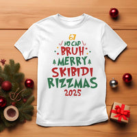 Funny Six Seven 67 Meme Christmas Tree T Shirt Funny 6 7 Bruh Gen Alpha Slang Viral Meme - Wonder Print Shop