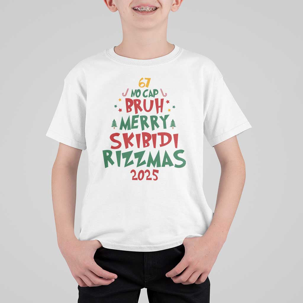 Funny Six Seven 67 Meme Christmas Tree T Shirt For Kid Funny 6 7 Bruh Gen Alpha Slang Viral Meme - Wonder Print Shop