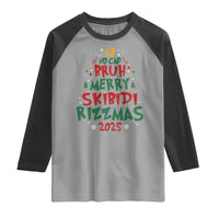 Funny Six Seven 67 Meme Christmas Tree Raglan Shirt Funny 6 7 Bruh Gen Alpha Slang Viral Meme - Wonder Print Shop