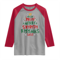 Funny Six Seven 67 Meme Christmas Tree Raglan Shirt Funny 6 7 Bruh Gen Alpha Slang Viral Meme - Wonder Print Shop