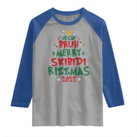 Funny Six Seven 67 Meme Christmas Tree Raglan Shirt Funny 6 7 Bruh Gen Alpha Slang Viral Meme - Wonder Print Shop