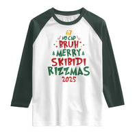 Funny Six Seven 67 Meme Christmas Tree Raglan Shirt Funny 6 7 Bruh Gen Alpha Slang Viral Meme - Wonder Print Shop