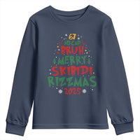 Funny Six Seven 67 Meme Christmas Tree Youth Sweatshirt Funny 6 7 Bruh Gen Alpha Slang Viral Meme - Wonder Print Shop