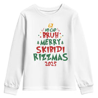 Funny Six Seven 67 Meme Christmas Tree Youth Sweatshirt Funny 6 7 Bruh Gen Alpha Slang Viral Meme - Wonder Print Shop