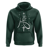 Jesus Christmas Tree Hoodie Christian Faith - Wonder Print Shop