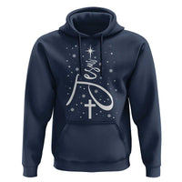 Jesus Christmas Tree Hoodie Christian Faith - Wonder Print Shop