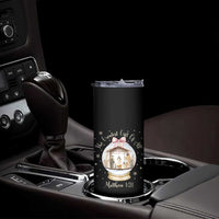 Nativity Scene Christmas Skinny Tumbler The Greatest Gift of All Christian Coquette Bow Matthew 1:21 - Wonder Print Shop