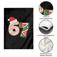 67 Christmas Garden Flag Funny Six Seven 6 7 Meme Pajamas Gen Alpha Slang - Wonder Print Shop