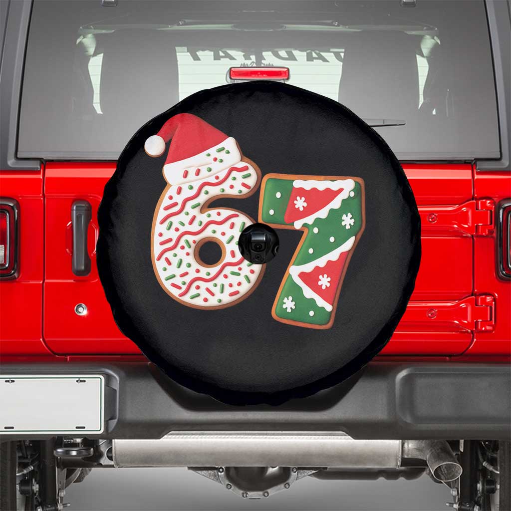 67 Christmas Spare Tire Cover Funny Six Seven 6 7 Meme Pajamas Gen Alpha Slang - Wonder Print Shop