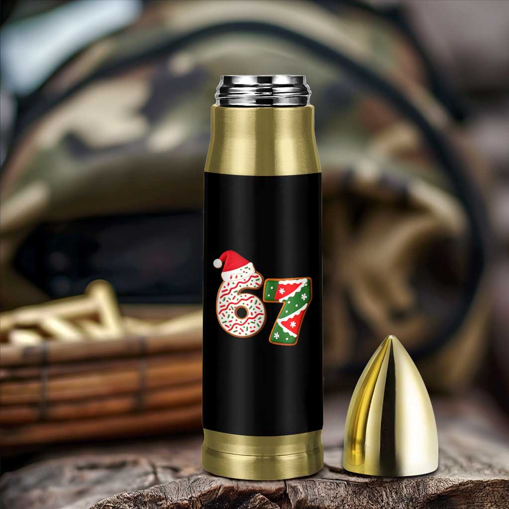 67 Christmas Bullet Tumbler Funny Six Seven 6 7 Meme Pajamas Gen Alpha Slang - Wonder Print Shop