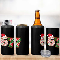 67 Christmas 4 in 1 Can Cooler Tumbler Funny Six Seven 6 7 Meme Pajamas Gen Alpha Slang - Wonder Print Shop