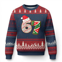 67 Xmas Ugly Christmas Sweater Funny Six Seven 6 7 Meme Pajamas Gen Alpha Slang - Wonder Print Shop