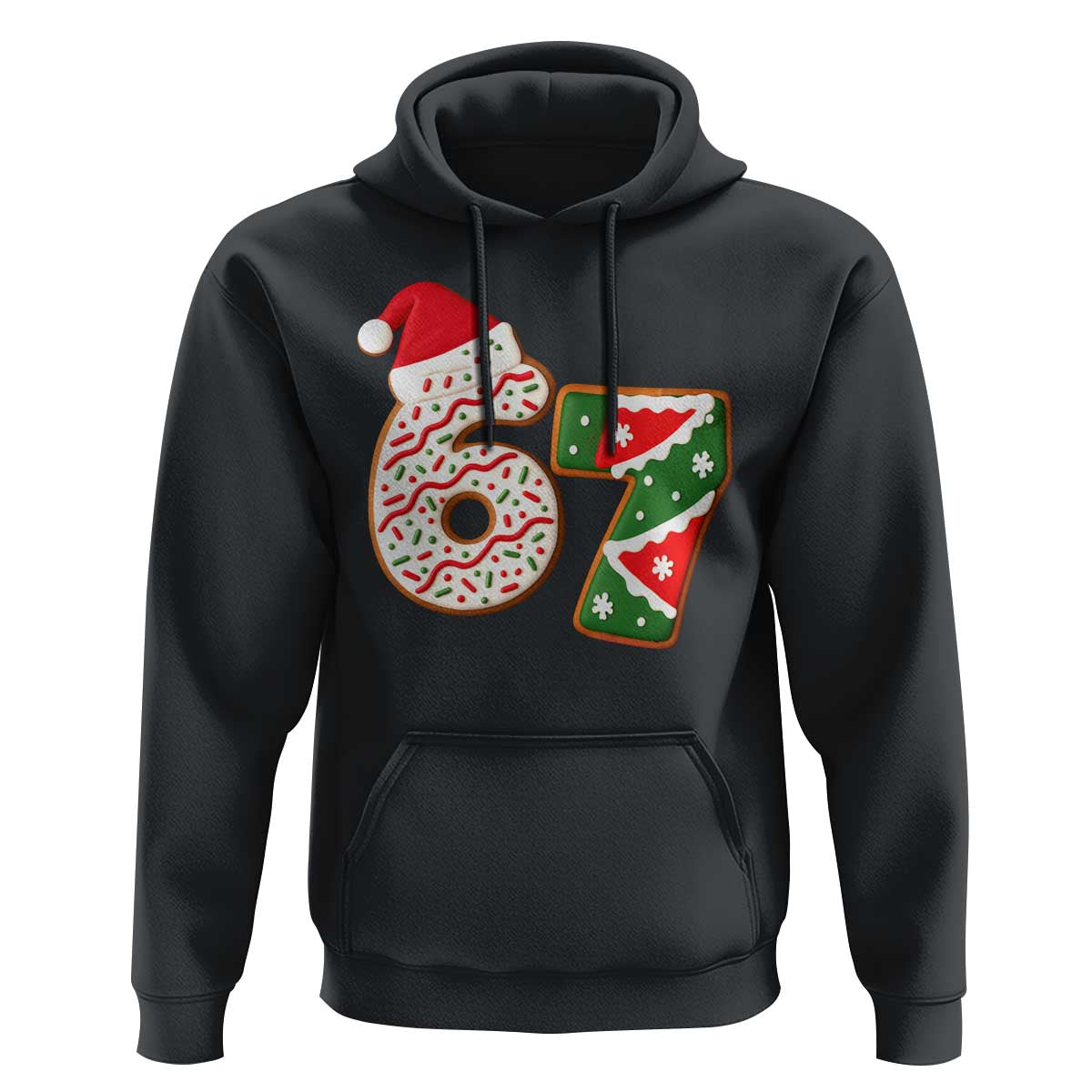 67 Christmas Hoodie Funny Six Seven 6 7 Meme Pajamas Gen Alpha Slang - Wonder Print Shop