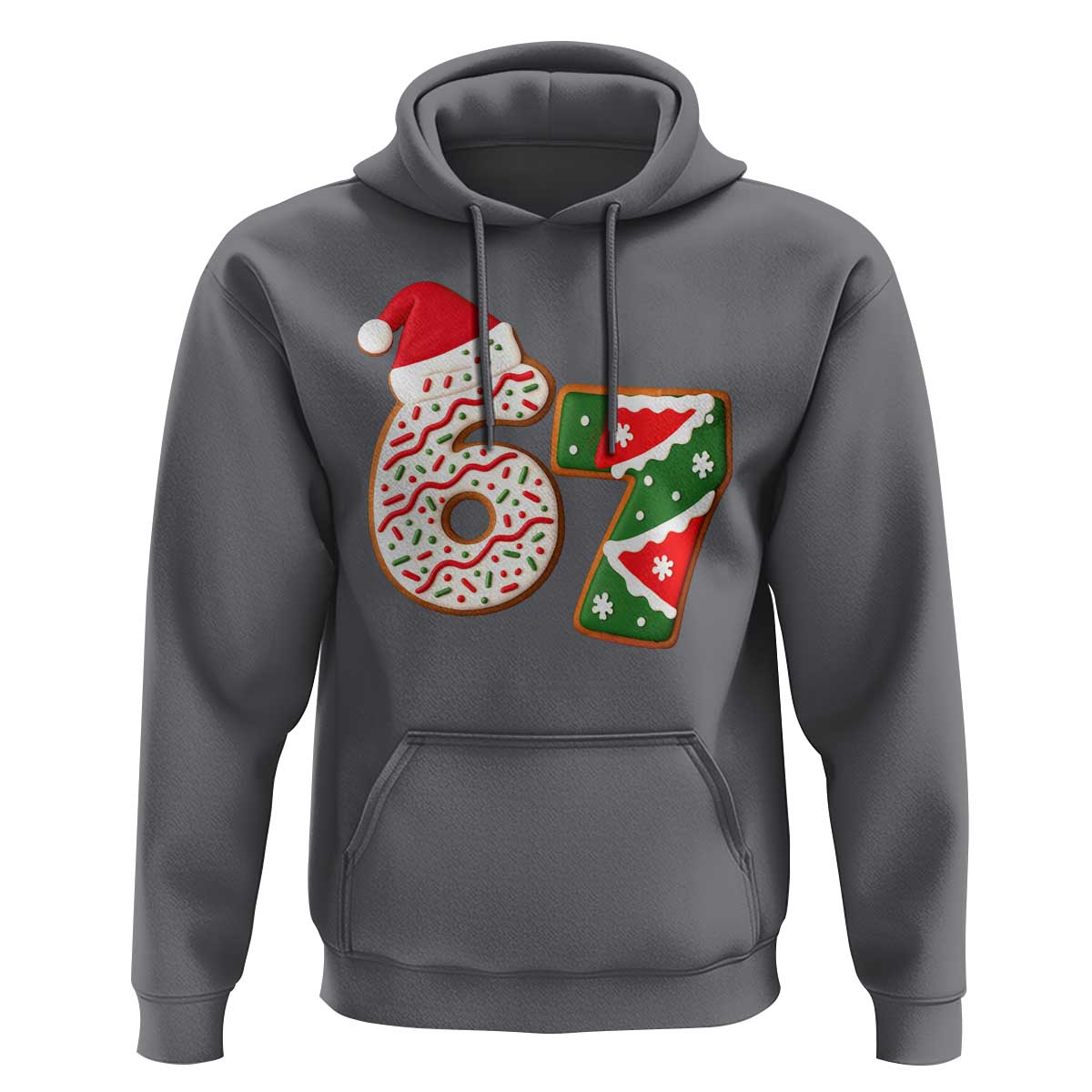 67 Christmas Hoodie Funny Six Seven 6 7 Meme Pajamas Gen Alpha Slang - Wonder Print Shop