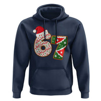 67 Christmas Hoodie Funny Six Seven 6 7 Meme Pajamas Gen Alpha Slang - Wonder Print Shop