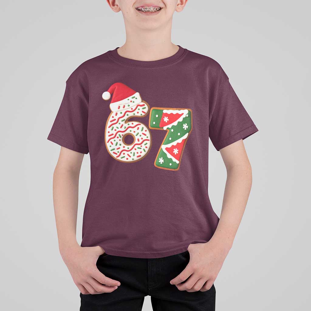 67 Christmas T Shirt For Kid Funny Six Seven 6 7 Meme Pajamas Gen Alpha Slang - Wonder Print Shop