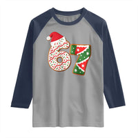 67 Christmas Raglan Shirt Funny Six Seven 6 7 Meme Pajamas Gen Alpha Slang - Wonder Print Shop