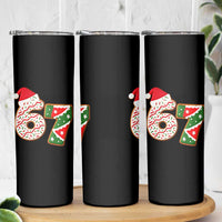 67 Christmas Skinny Tumbler Funny Six Seven 6 7 Meme Pajamas Gen Alpha Slang - Wonder Print Shop