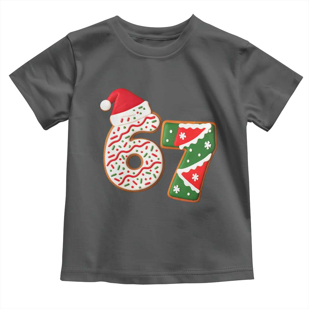 67 Christmas Toddler T Shirt Funny Six Seven 6 7 Meme Pajamas Gen Alpha Slang - Wonder Print Shop