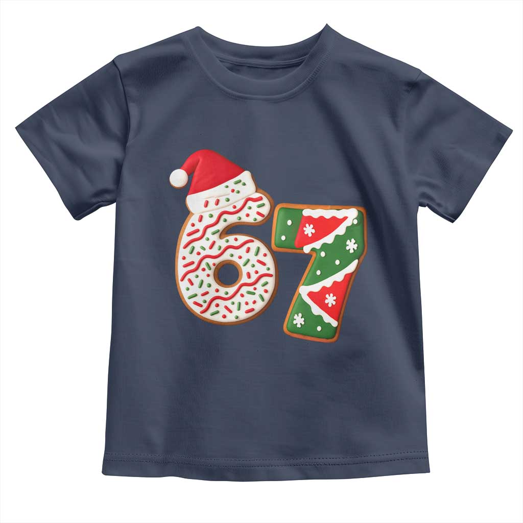67 Christmas Toddler T Shirt Funny Six Seven 6 7 Meme Pajamas Gen Alpha Slang - Wonder Print Shop