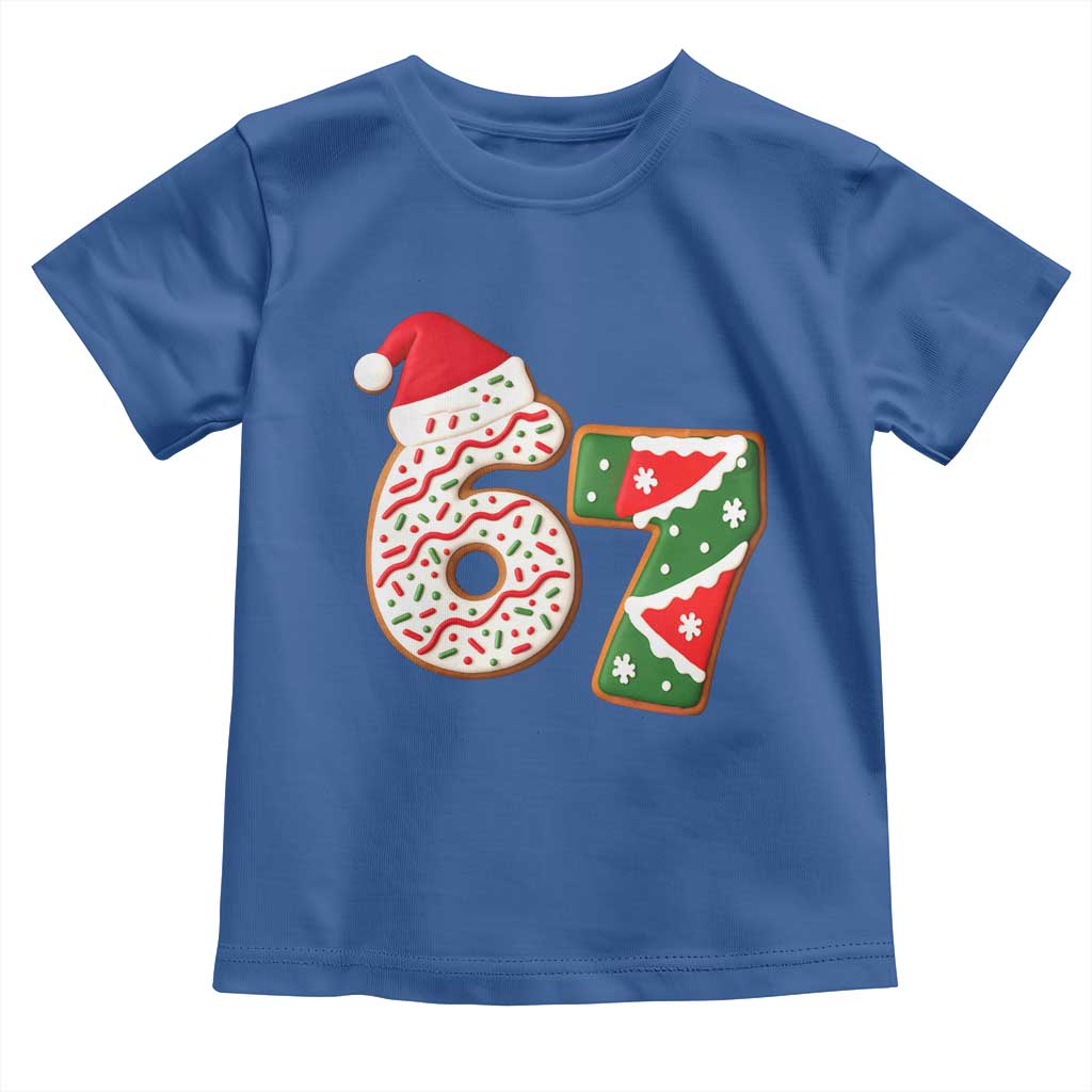 67 Christmas Toddler T Shirt Funny Six Seven 6 7 Meme Pajamas Gen Alpha Slang - Wonder Print Shop