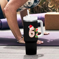 67 Christmas Tumbler With Handle Funny Six Seven 6 7 Meme Pajamas Gen Alpha Slang - Wonder Print Shop