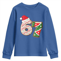 67 Christmas Youth Sweatshirt Funny Six Seven 6 7 Meme Pajamas Gen Alpha Slang - Wonder Print Shop
