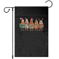 Funny Christmas Chicken Garden Flag Funny Xmas Chickens Animals Farm Lover Gift - Wonder Print Shop