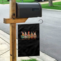Funny Christmas Chicken Garden Flag Funny Xmas Chickens Animals Farm Lover Gift - Wonder Print Shop