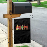 Сute Christmas Chickens Garden Flag Funny Xmas Chickens Farm Animals Lover Gift - Wonder Print Shop