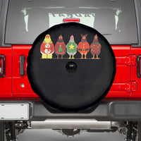 Сute Christmas Chickens Spare Tire Cover Funny Xmas Chickens Farm Animals Lover Gift - Wonder Print Shop