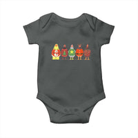 Сute Christmas Chickens Baby Onesie Funny Xmas Chickens Farm Animals Lover Gift - Wonder Print Shop