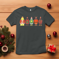 Сute Christmas Chickens T Shirt Funny Xmas Chickens Farm Animals Lover Gift - Wonder Print Shop
