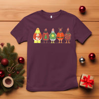 Сute Christmas Chickens T Shirt Funny Xmas Chickens Farm Animals Lover Gift - Wonder Print Shop