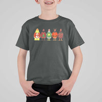 Сute Christmas Chickens T Shirt For Kid Funny Xmas Chickens Farm Animals Lover Gift - Wonder Print Shop