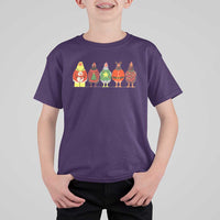 Сute Christmas Chickens T Shirt For Kid Funny Xmas Chickens Farm Animals Lover Gift - Wonder Print Shop