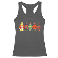 Сute Christmas Chickens Racerback Tank Top Funny Xmas Chickens Farm Animals Lover Gift - Wonder Print Shop